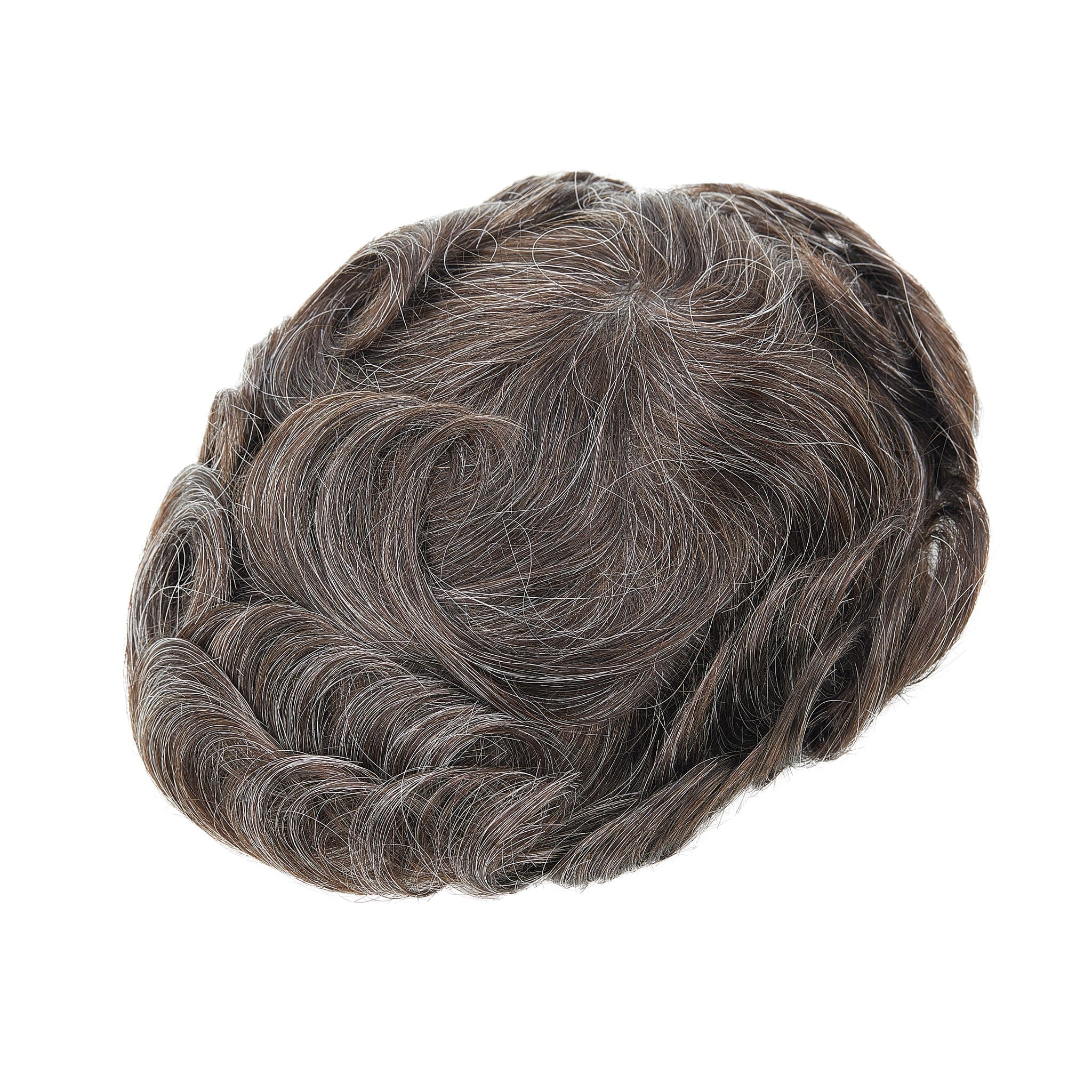 Punertava sävy 0,02-0,03 mm täysi poly ohut iho hiusjärjestelmät miehille | Poly-ihotoupee