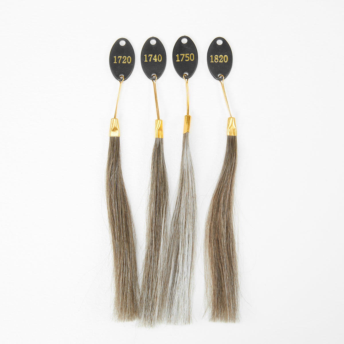 Anello colorato per sistema di capelli | Campione di capelli Toupee per abbinare il colore dei capelli