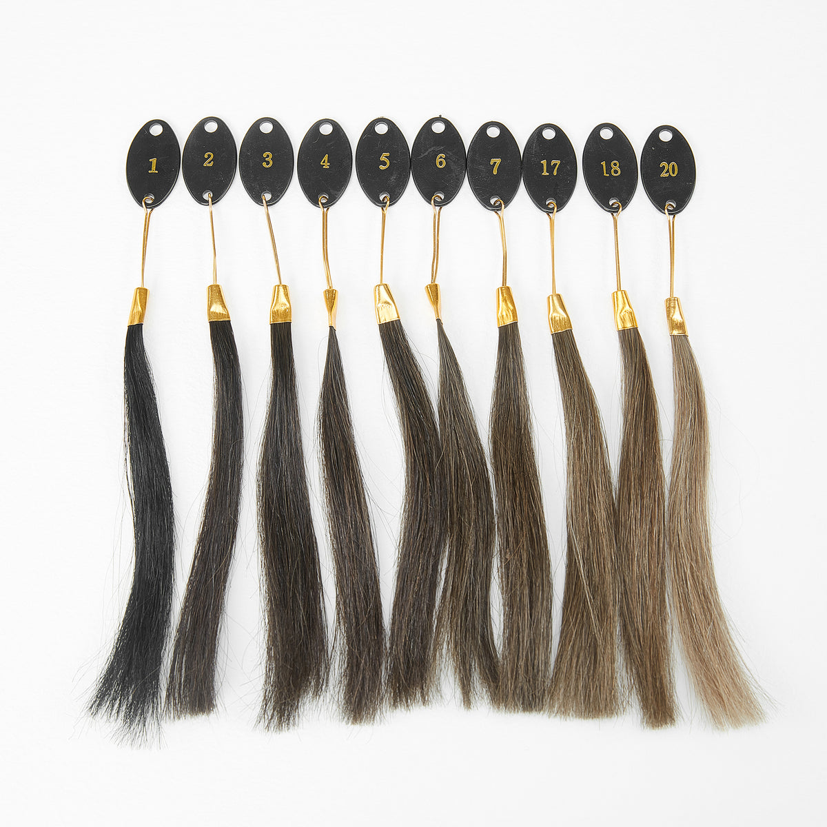 Anneau de couleur de système de cheveux | Échantillon de cheveux toupet pour correspondre à la couleur de vos cheveux