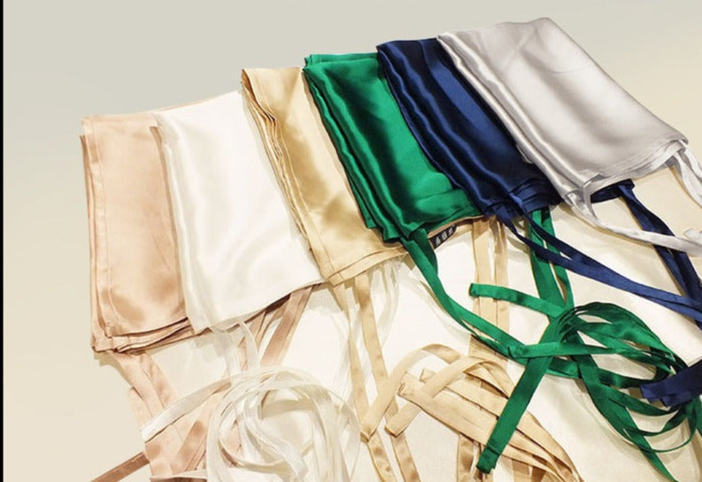 Eperfa selyem párnahuzat hajrendszerekhez, utazáshoz