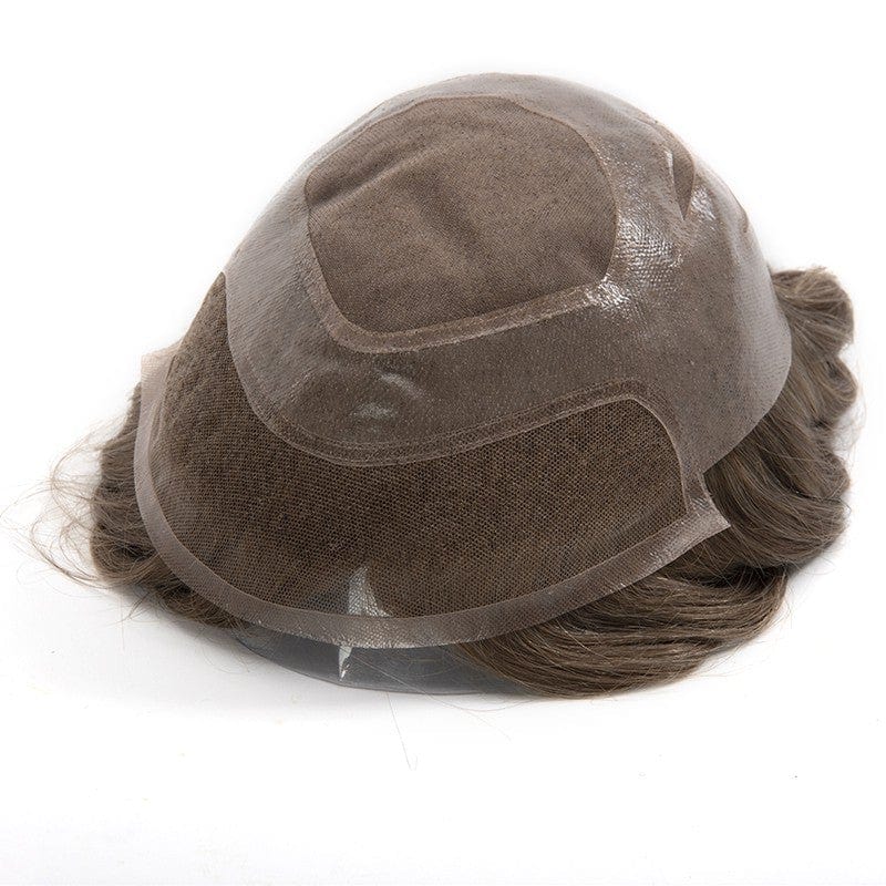 Fine Mono/PU Cutaways French Lace Front | Men's Hairpieces ReHair System