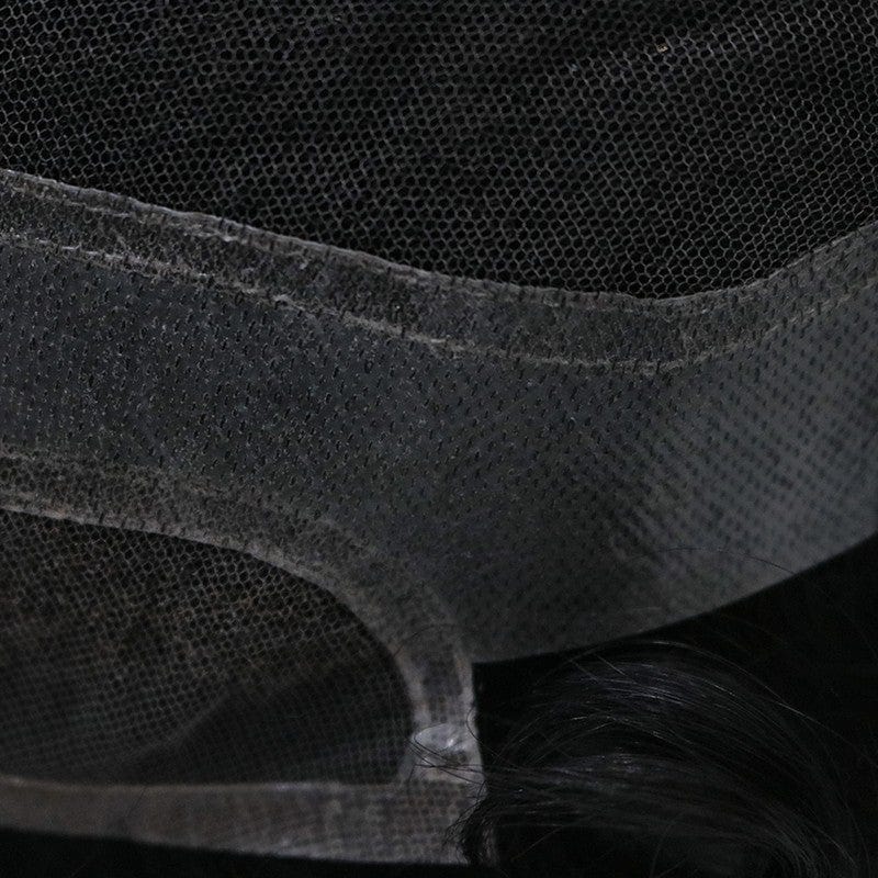 メンズ カツラ ハリウッド スタイル |薄い肌の周囲とレースフロントのヘアピースを備えたフランスのレースのかつら