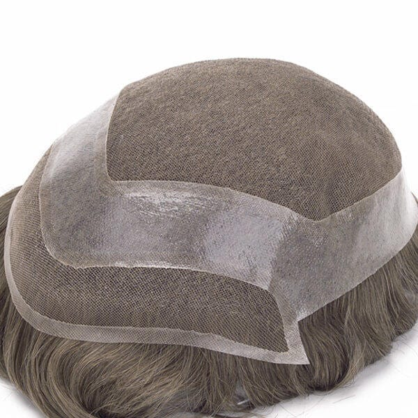 Férfi Tupé Hollywood Stílus | Francia csipkés tupé vékony bőr peremmel és csipkés előlappal