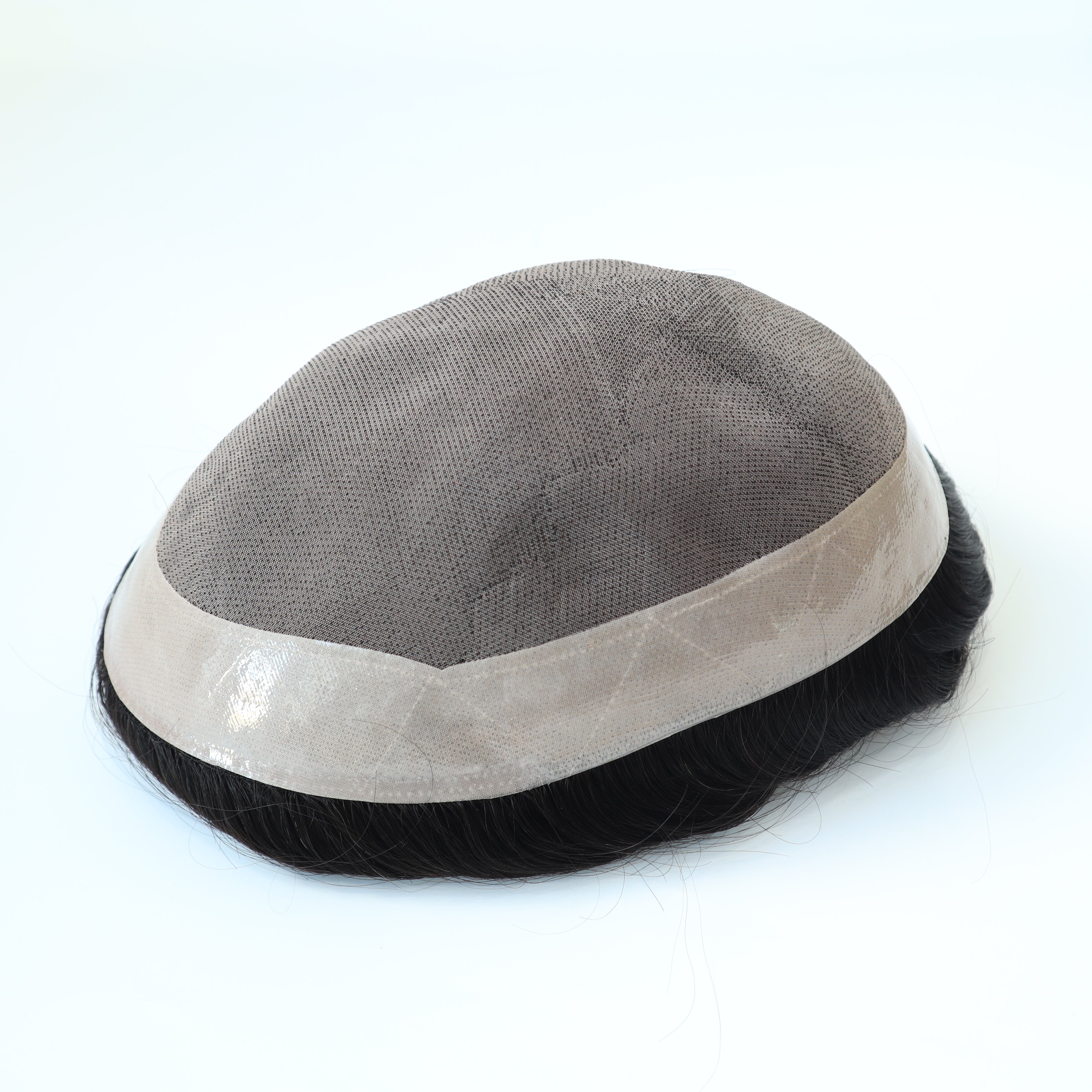 Postizos para hombre mono fuertes y duraderos | Mono fino con sistema de cabello para hombres perimetrales de PU